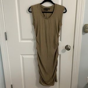 Gold & Black Stripe Nicole Miller Dress